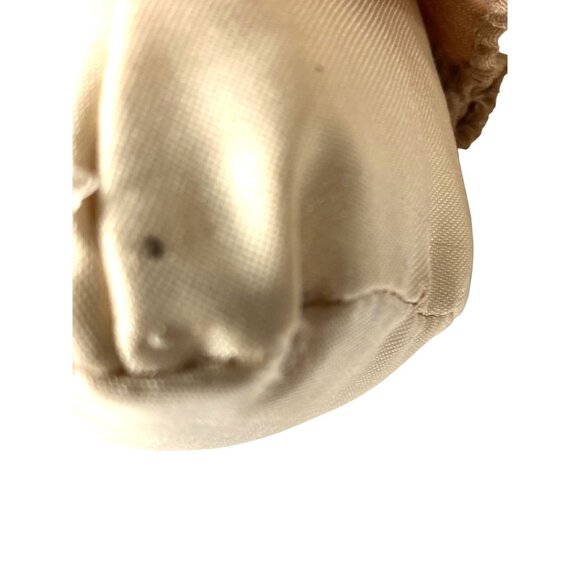 Christmas Shelf Sitter Plush Doll With Curly Hair Bow & Wreath Gold 18" - Picture 10 of 12